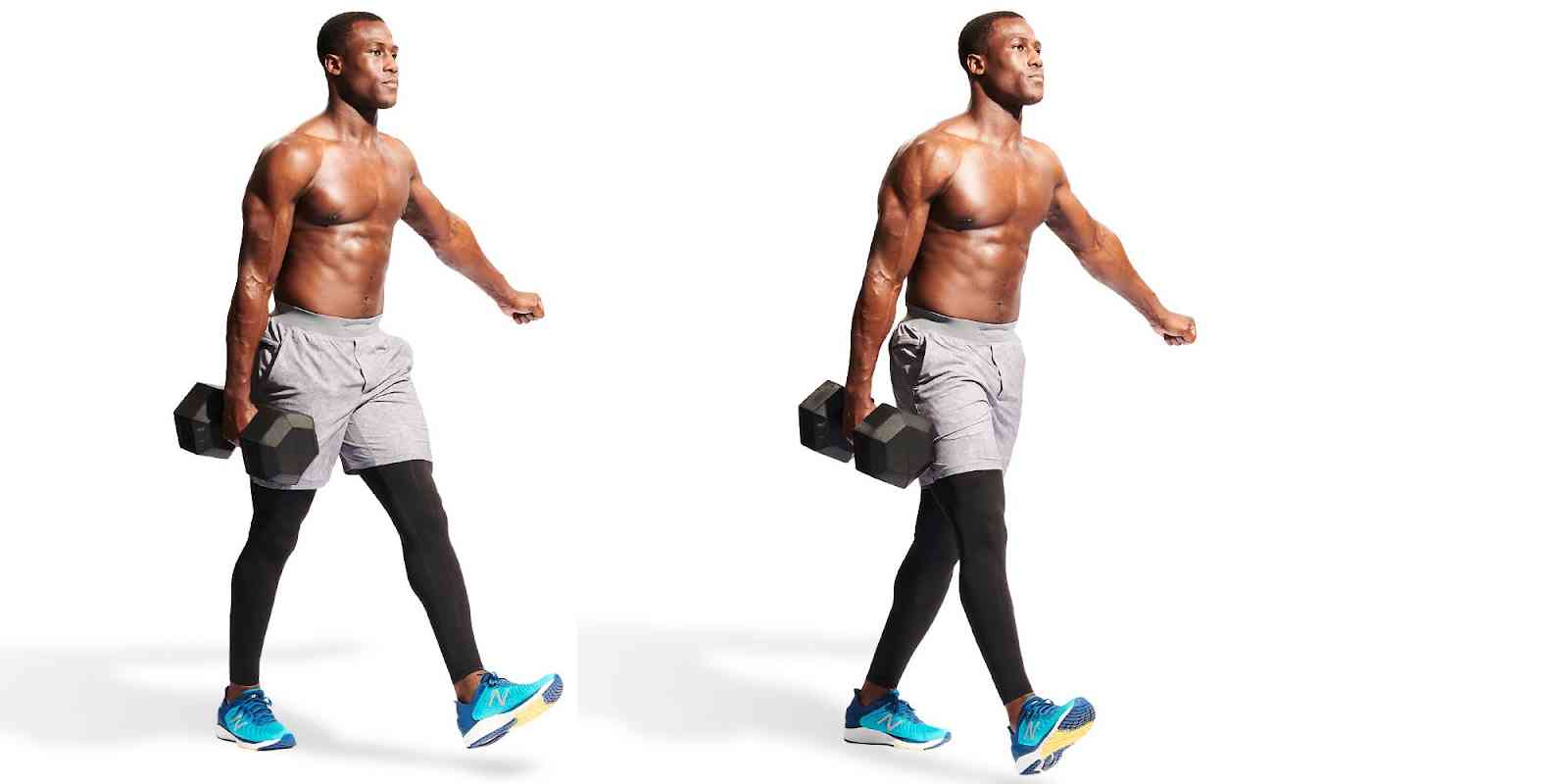 Close-up of farmer's walk posture