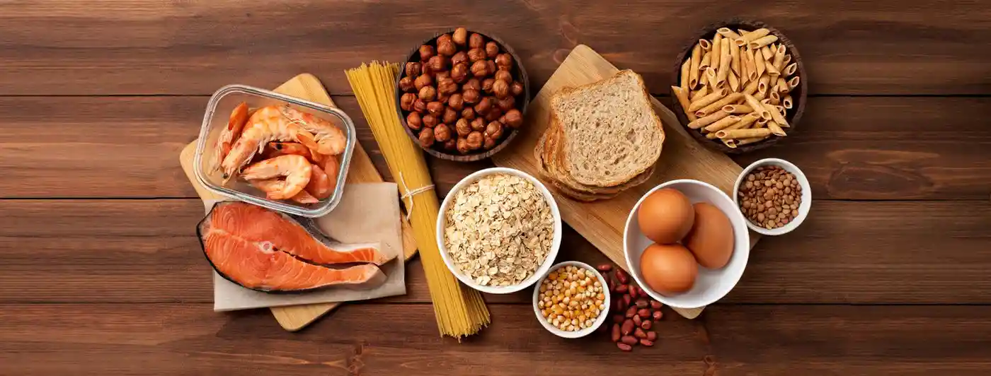 Healthy high protein meal for muscle recovery